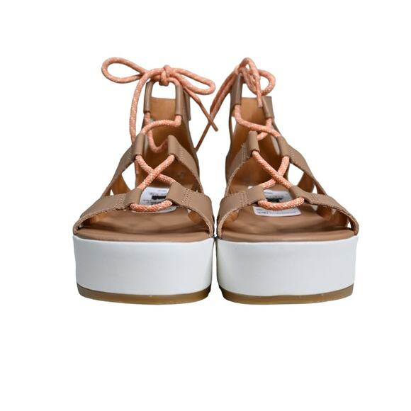 SOREL Womens 9 Cameron Platform Gladiator Sandal in Honest Beige/Gum NEW main image 4